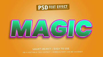 MAGIC - TEXT EFFECT DESIGN | PHOTOSHOP | EIGHTY8 GRAPHICS 