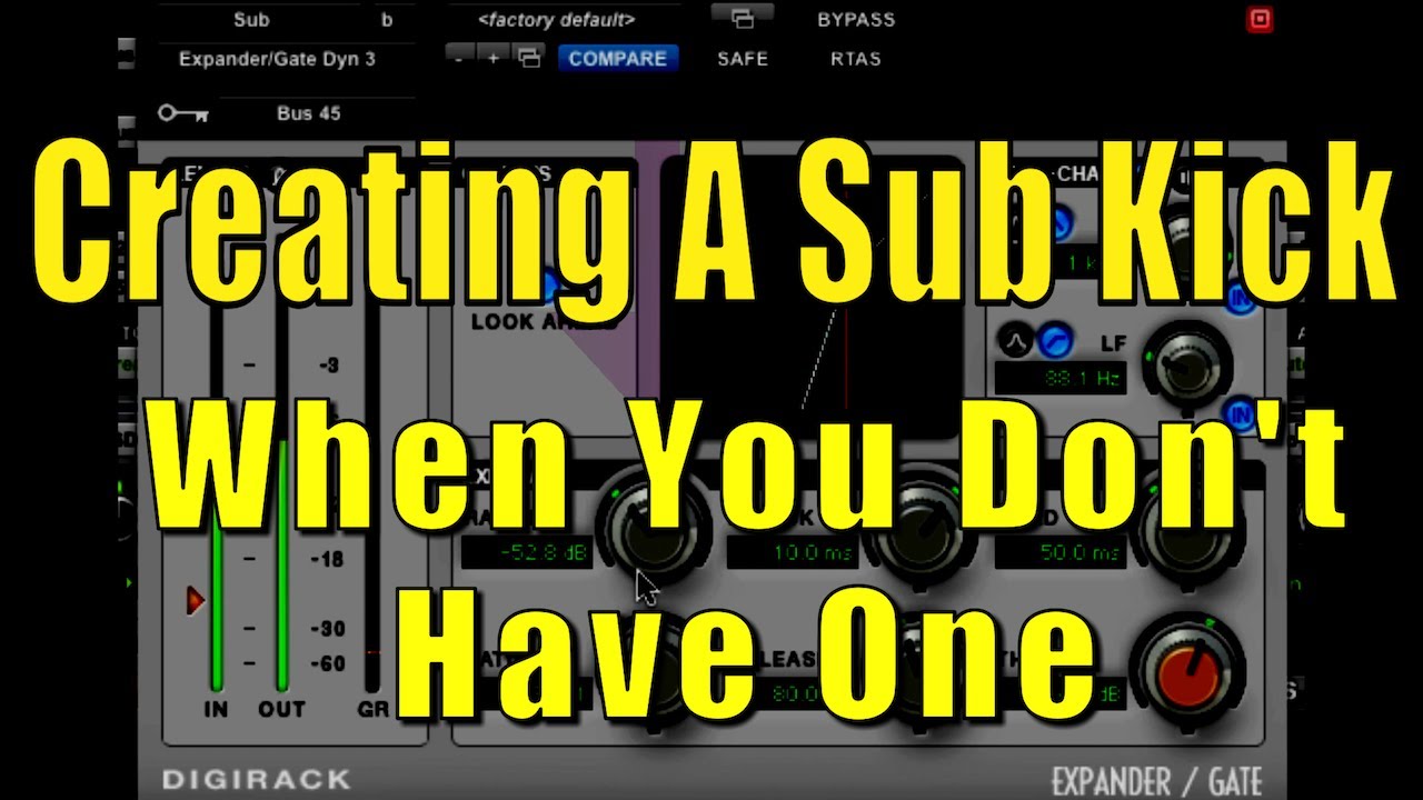 Creating A Sub Kick When You Don't Have One - YouTube