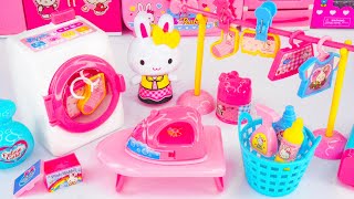 10 Minutes Satisfying with Unboxing Hello Kitty Laundry Set (ASMR) - Tiny World Toy