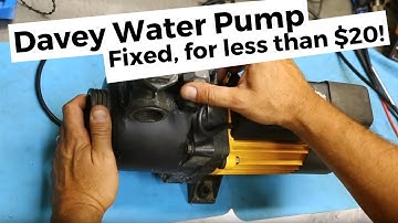 Hilltop Workshop | Davey Water Pump Intermittent Fault - Repair and Inspection.