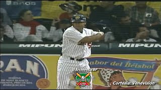 Caracas hace rally de 7 Carreras  - Leones del Caracas vs Navegantes del Magallanes Temp 2001-2002