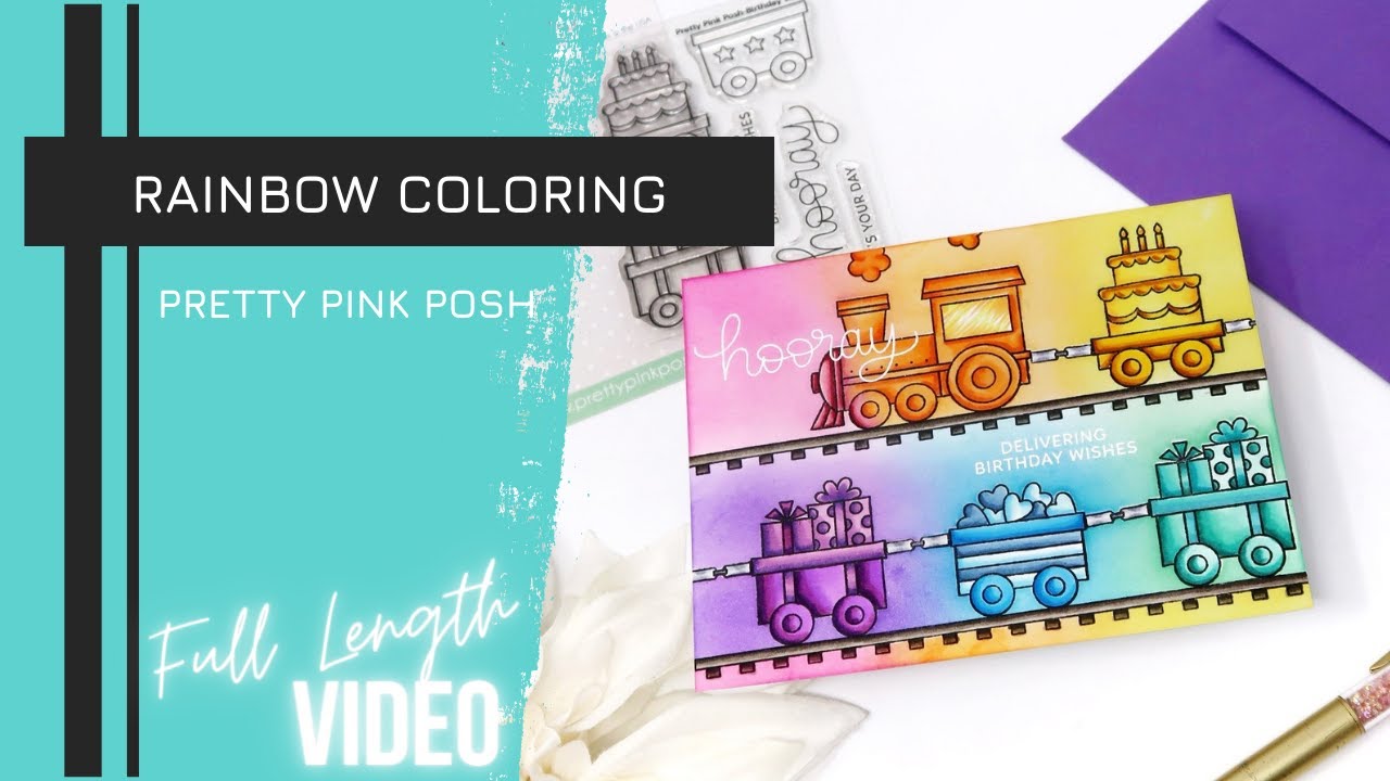 Rainbow Coloring | Pretty Pink Posh - YouTube