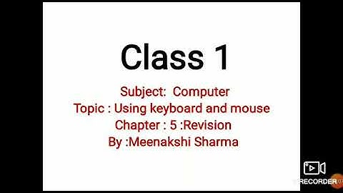 Computer class-1 revision of chapter-5