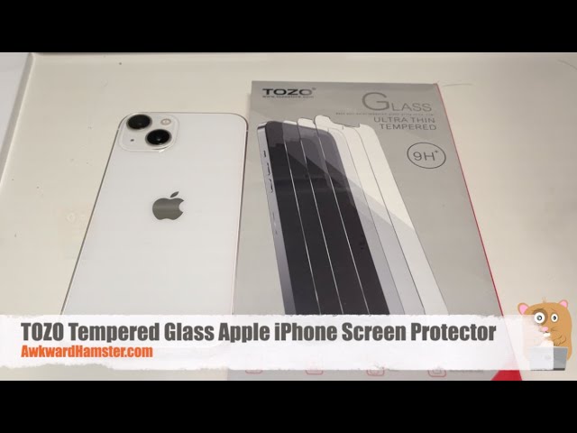  TOZO Protector de pantalla compatible con iPhone 12