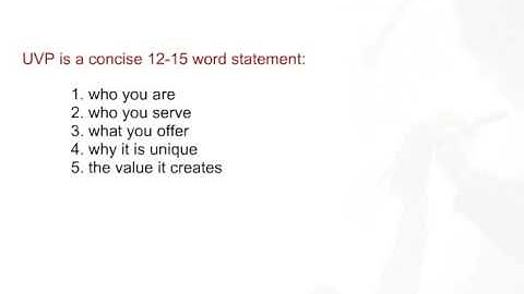 Unique Value Proposition - Another Vital Few Web Best Practice