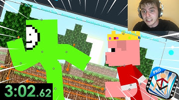 🔴ANIMATION SPEED RUN - Dream & Technoblade (Stick Nodes Minecraft Animation)