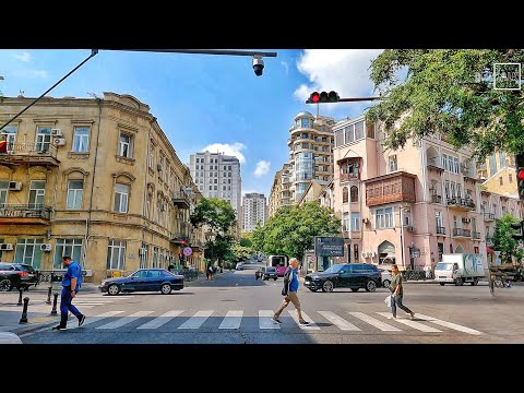 Bakının gözəl küçələri - Avto Tur (7 Sentyabr 2023) Baki Kuceleri - Driving tour, Baku Azerbaijan 4k