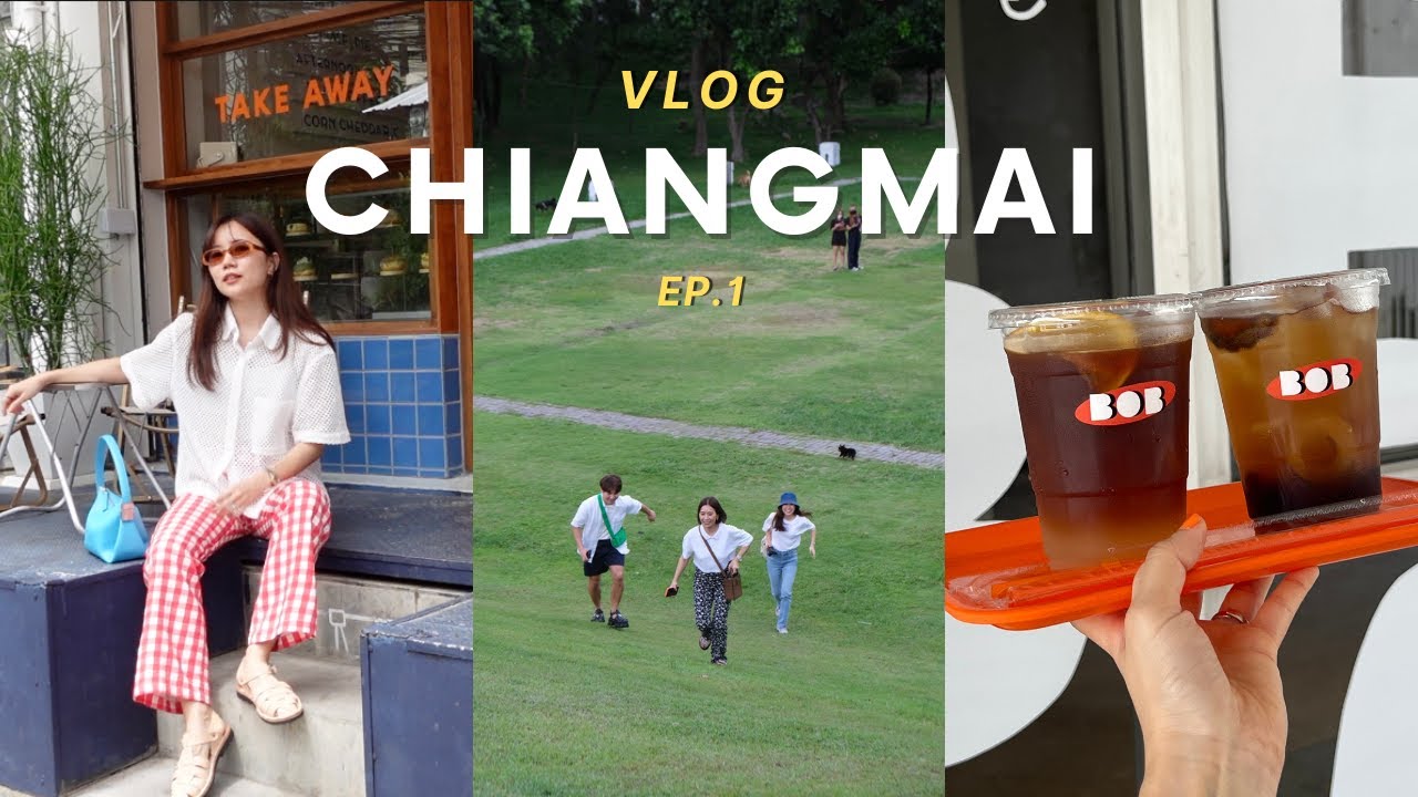CHIANGMAI VLOG: ตะลุยเที่ยวคาเฟ่ใหม่ๆ เดินเล่นอ่างแก้ว เพื่อนๆลองกินวีแกนครั้งแรก!