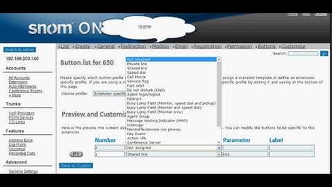 vodia PBX , Creating shared line appearance