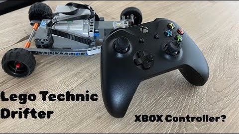 Lego Technic Drift Car Controlled With XBOX Controller