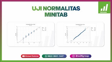 ANALISIS LENGKAP‼️ UJI NORMALITAS MINITAB ➡️ CARA UJI NORMALITAS MINITAB