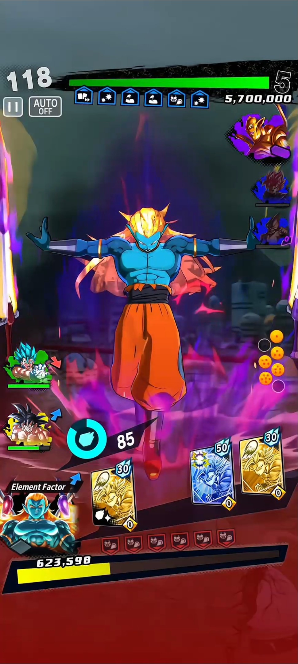 FULL POWER ZAHHA GREEN CARD ANIMATION 🔥!! #dragonballlegends