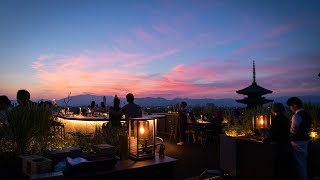 【K36 The Bar & Rooftop】オープンエアーなルーフトップバーの特等席から京都を一望【ザ・ホテル青龍 京都清水/TheHotelSeiryuKyotoKiyomizu】