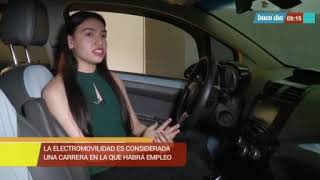 Vehiculos Electricos: la nueva carrera que estudia Keysi Marrero en Instituto CEA.Reportaje Buen dia