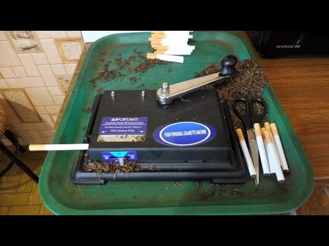 Самодельная машинка для набивки сигаретных гильз - YouTube