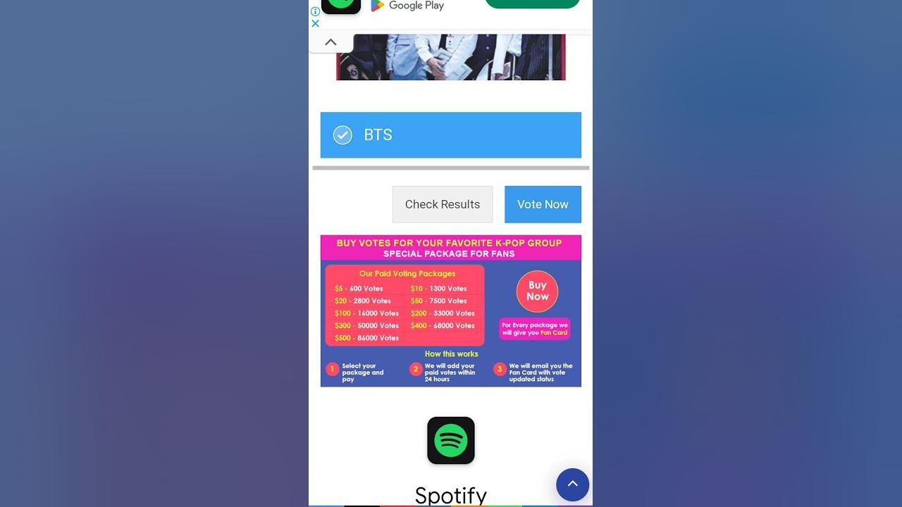 BTS VS EXO vote 2025🤓 YouTube