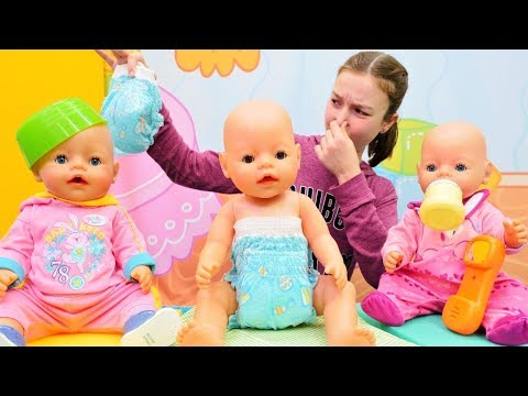 Bebek bakma oyunları: Baby Born ile seçkin bölümleri izle! Eğitici oyun videosu