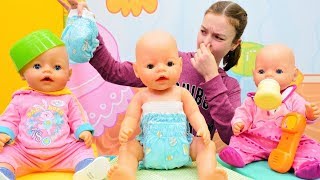 Bebek bakma oyunları: Baby Born ile seçkin bölümleri izle! Eğitici oyun videosu