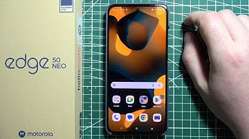 Motorola Edge 50 Neo How to Remove Clock From Home Screen