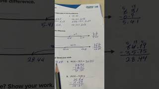 Reveal math grade 5 lesson 4-7 Strategies to subtract decimals