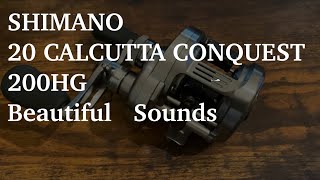 SHIMANO 20 CALCUTTA CONQUEST DC 200HG beautiful sound シマノカルカッタコンクエストDC200HG