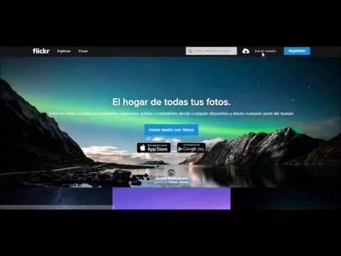 ¿Cómo usar Flickr?