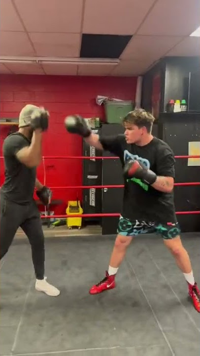 Getting DK Money ready for the U.S VS U.K Influencer Boxing Match