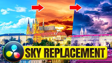 SKY REPLACEMENT DaVinci Resolve | DaVinci Resolve Tutorial