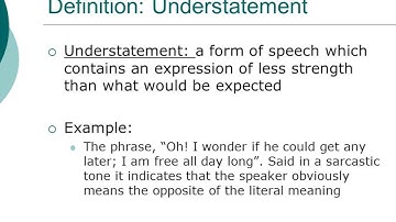 Hyperbole and Understatement Flipped Video