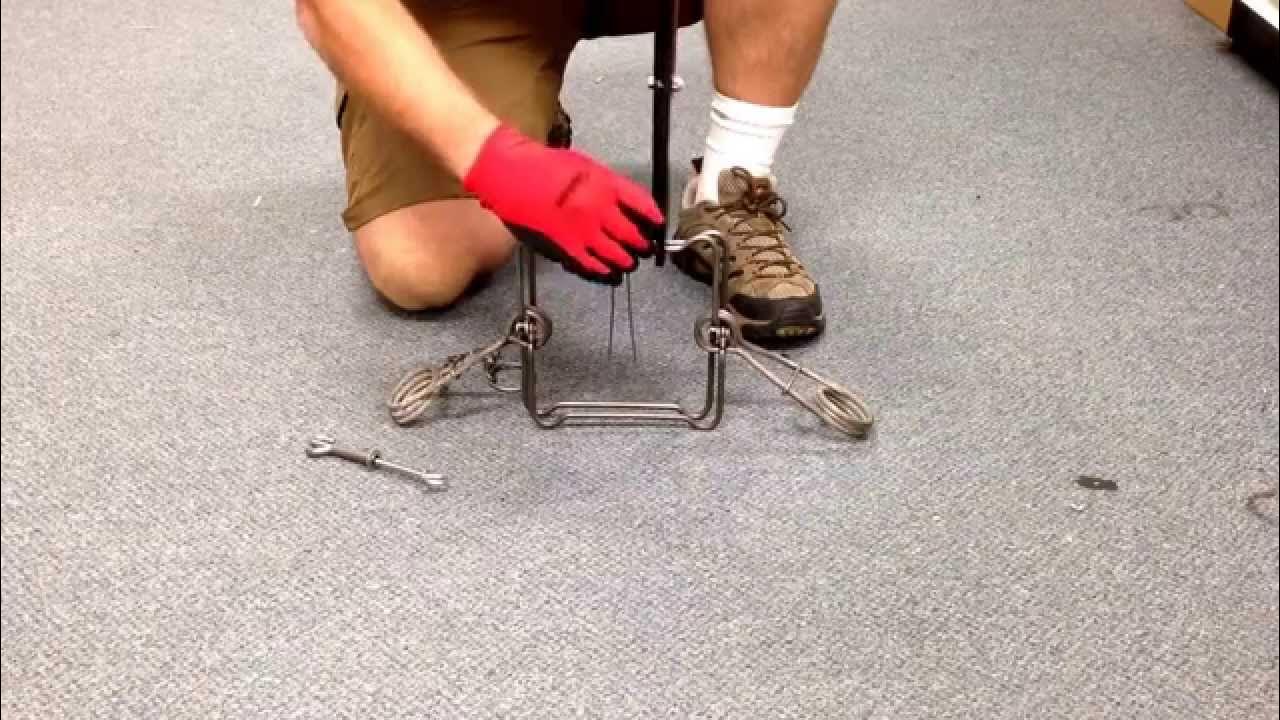 Setting Conibear 220 with basic setters and using Safety Gripper. - YouTube