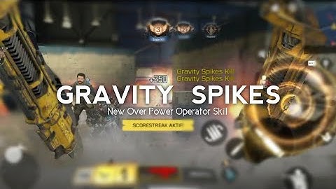 GRAVITY SPIKES Operator skill - Call of duty Mobile