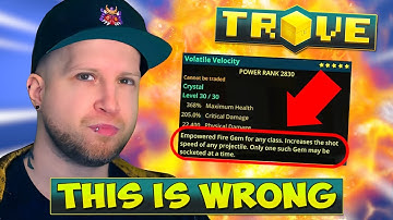 This Trove Gem Description Has Been Wrong for Years - Volatile Velocity Explained