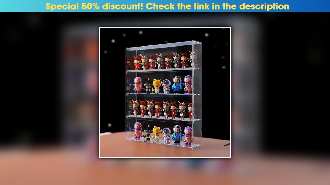 Deal Transparent Acrylic Car Model Display Cabinet, Dustproof Wind Turbine Display Box ,Blind Box,•