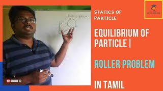 Equilibrium of Particle | Roller problem 2 | Free body Diagram
