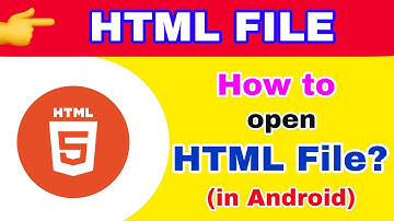 How to open HTML file in mobile || HTML file kaise open kare || HTML