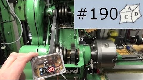 Toerenteller voor draaibank of freesbank.