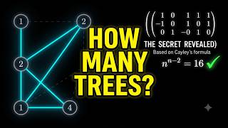 Find the Number of Trees FAST!  Graph Theory