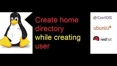 How to create user home directory while creating using if its not created