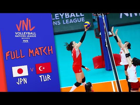 Japan 🆚 Turkey - Full Match | Women’s Volleyball Nations League 2019