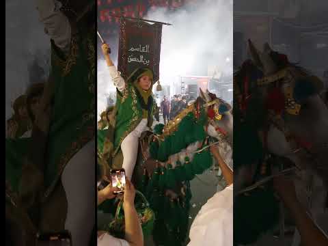 تشابيه القاسم بن الحسن عليهما السلام موكب عقيلة بني هاشم فيي شارع الكفاح