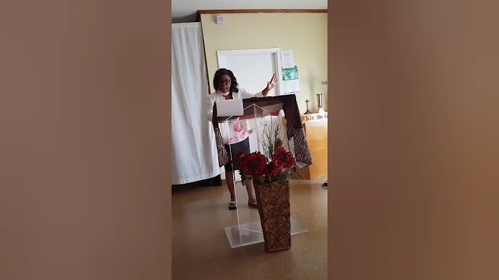 Lady Erika Moses Speaking at a Women's Conference ...