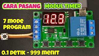 Cara Menyambungkan Modul Timer Delay Relay