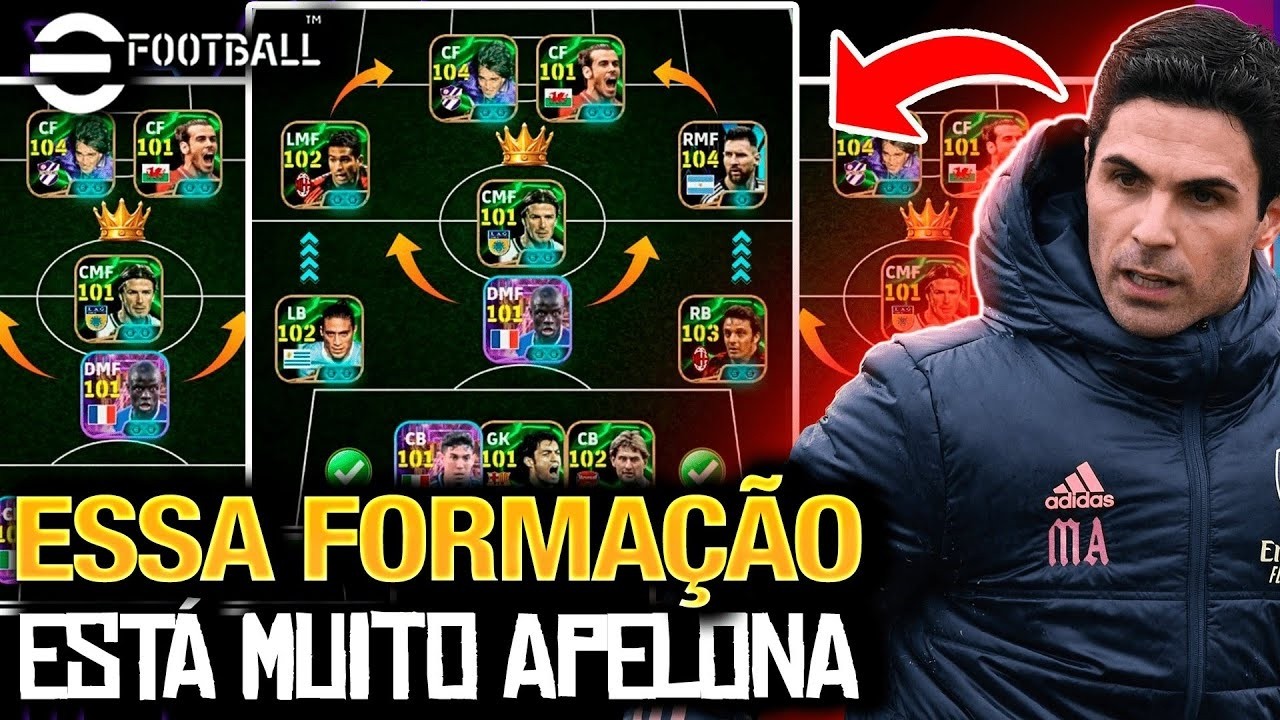 💥FORMAÇÃO MAIS APELONA PRA SUBIR DE DIVISÃO NO E-FOOTBALL 2026!