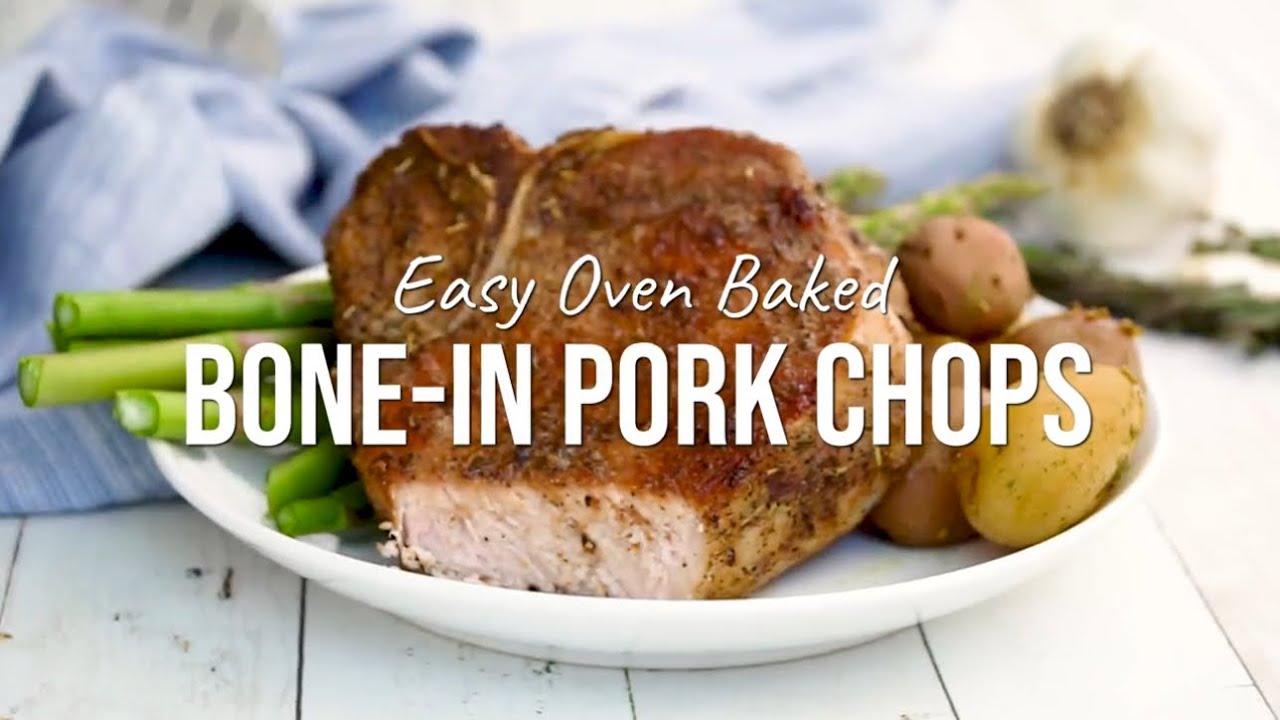 Easy Oven Baked Pork Chops - Easy Dinner Recipe - YouTube