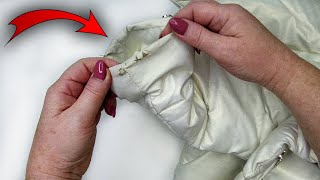 How to repair jacket sleeves in 5 minutes