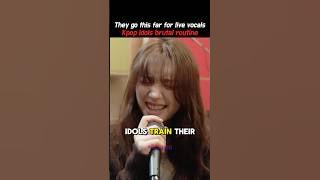 How Kpop Idols Train Live Vocals Under Pressure #kpop #kpopidol #kpopedit #illit #fiftyfifty