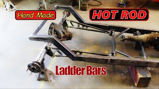 Hot Rod Ladder Bars Fabricated From Scratch - Street Rat Build