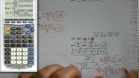Algebra 1   Unit 11   Quadratic Formula and Factoring Review