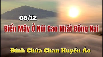 Biển mây huyền ảo trên đỉnh núi cao nhất Đồng Nai, săn mây núi Chứa Chan 08/12.