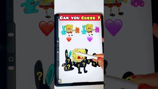🏋️💪 Can You Spot the Difference SpongeBob Quiz #patrickstar, #shorts, #feedshorts, #spongebob